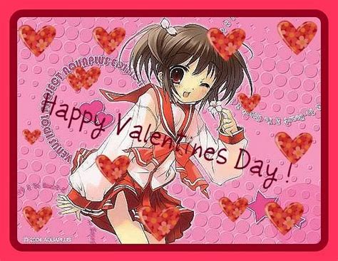 Valentine Greeting Cards Anime Valentine Greeting Cards