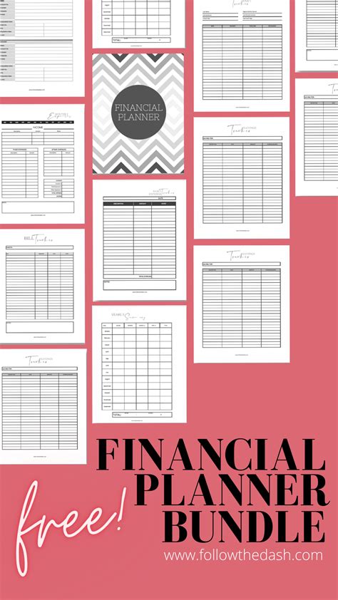 Financial Planner Bundle Free Printables Financial Planner