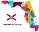 List of All Counties in Florida – Countryaah.com