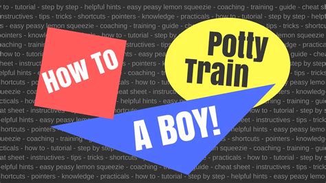 How To Potty Train A Boy Youtube