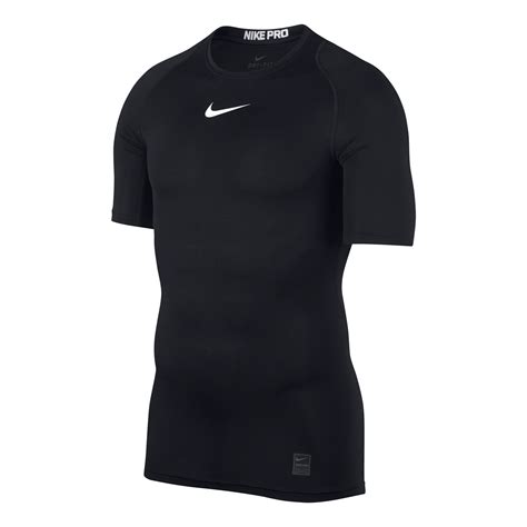 Buy Nike Pro Camiseta De Manga Corta Hombres Negro Blanco Online