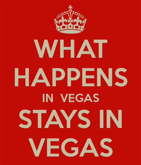 What Happens In Vegas Stays In Vegas Logo