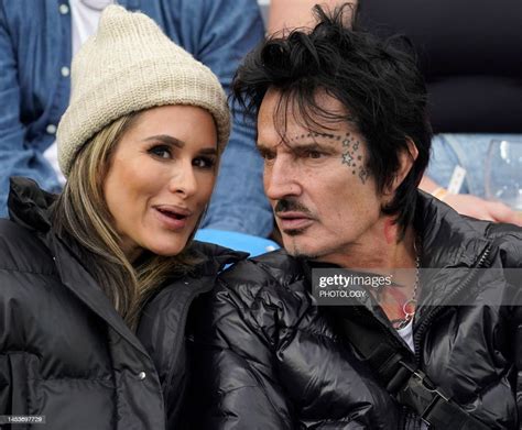 Brittany Furlan And Tommy Lee Are Seen At The Los Angeles Chargers Vs