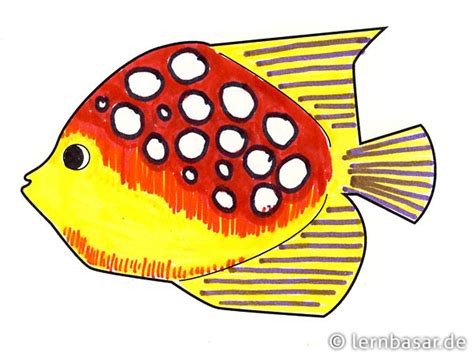 Wählen sie aus illustrationen zum thema schmetterlingsmobile von istock. Exotische Fische mit Buntstiften malen und das Klassenzimmer verschönern - Startpunkt DE