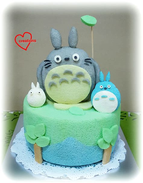 Loving Creations For You Totoro And Friends Chiffon Cake
