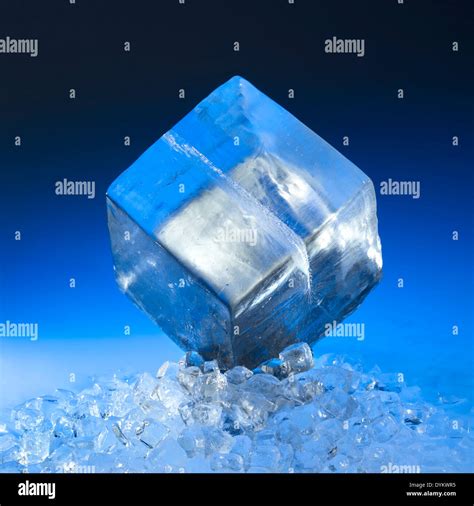 Block And Crushed Ice Stock Photo Alamy