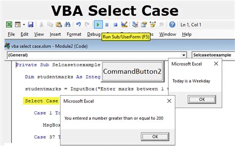 How To Use Excel Vba Select Case Excel Examples