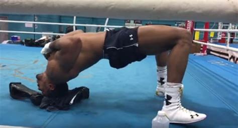 Mike tyson 500 reps neck and trap training alternative. Anthony Joshua copies Mike Tyson's back-breaking neck ...