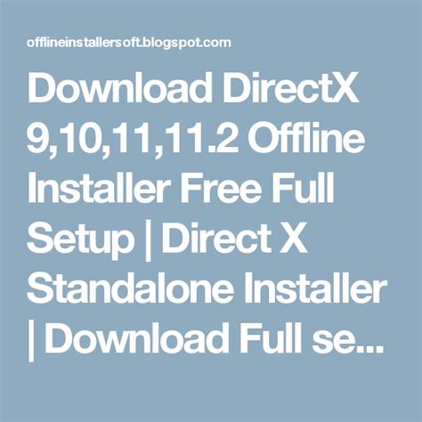 Directx 12 Offline Installer Highly Compressed Supplierlasopa