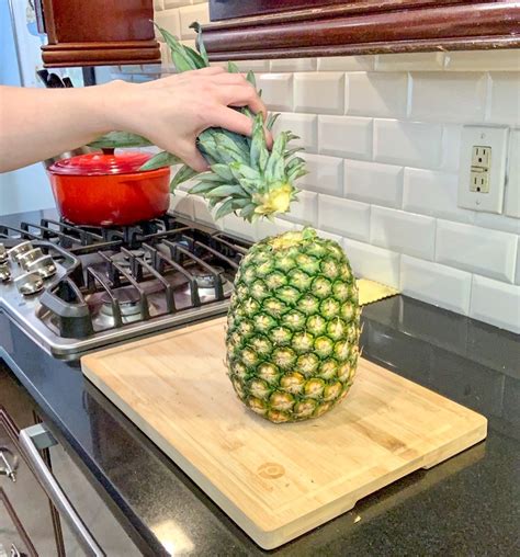 How To Cut A Pineapple Tiktok Style A Step By Step Guide Fruit Faves