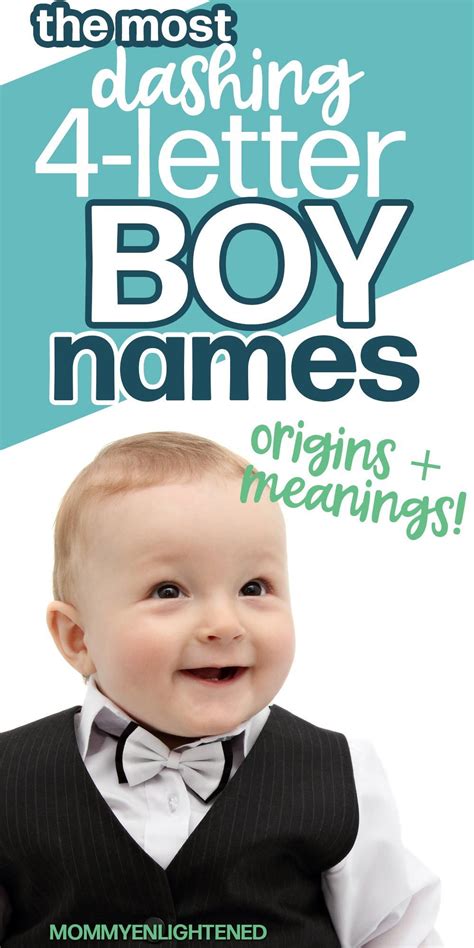 Popular 4 Letter Boy Names Includes Origins And Meanings Christian