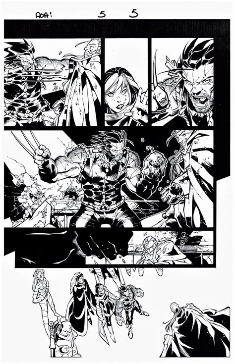 X Men Age Of Apocalypse Page Featuring Wolverine Magneto Rogue Storm White Queen Silver