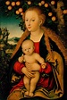 LUCAS CRANACH (1472 - 1553) - Virgin and Child under an Apple Tree ...