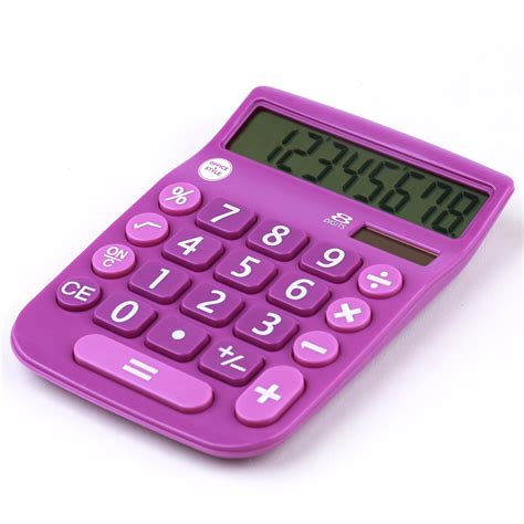Office + Style 8 Digit Calculator Purple - Walmart.com