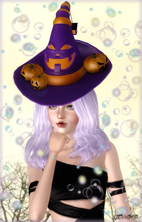 Downloads Sims 3 Accessory Halloween Hatearringspumpkinhand Male