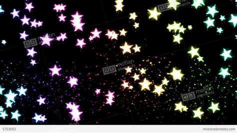 Glitter And Stars Decoration Background Rainbow Stock