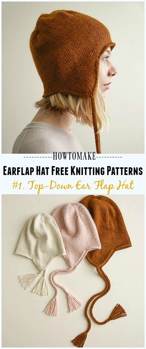 Earflap Hat Free Knitting Patterns Crochet And Knitting