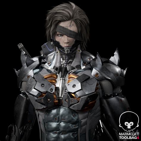 raiden x bladewolf metal gear rising game ready character fan — polycount