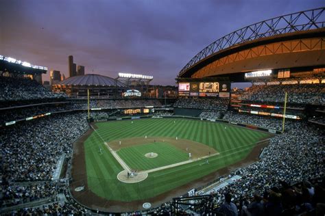 here s a beautiful photo of all 30 ballparks to help get you through the winter safeco field