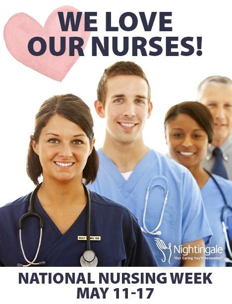 National Nursing Week We Love Our Nurses Nightingal Nursing