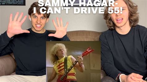 Twins React To Sammy Hagar I Can T Drive Youtube