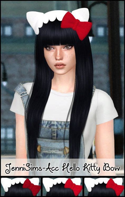 Jenni Sims Headband Hello Kitty • Sims 4 Downloads Sims Sims 4