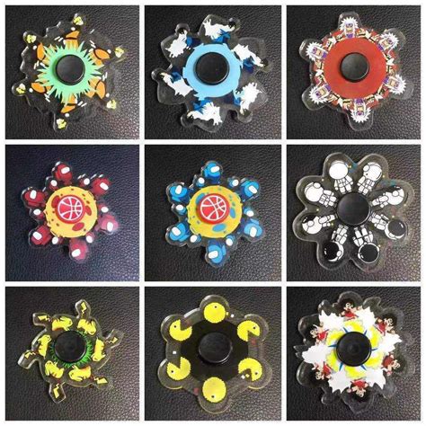 City Goods Fidget Spinner Naruto Among Us Relieve Stress Rotatable