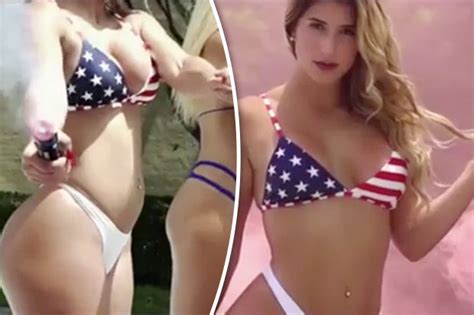 American Independence Day Girls Strip To Bikinis In Video To Celebrate