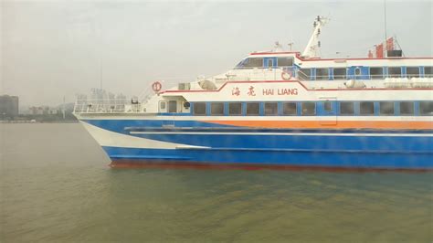 High Speed Ferry From Zhuhai China To Hong Kong Youtube