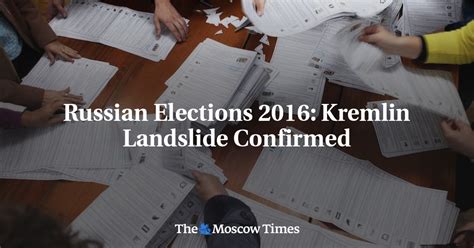 Russian Elections 2016 Kremlin Landslide Confirmed