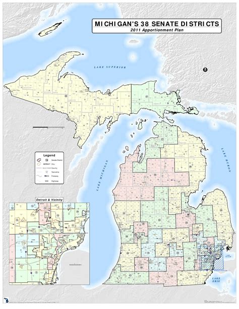 Michigan State Representative District Map