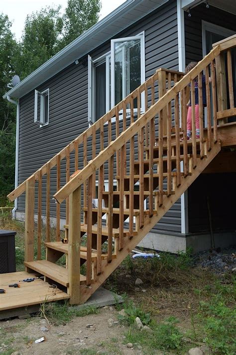 How To Build Deck Stairs From Pressure Treated Lumber Deck Stairs