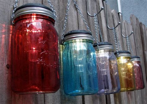 Handmade Hanging Solar Mason Jar Lights Choose By Glassactsupply