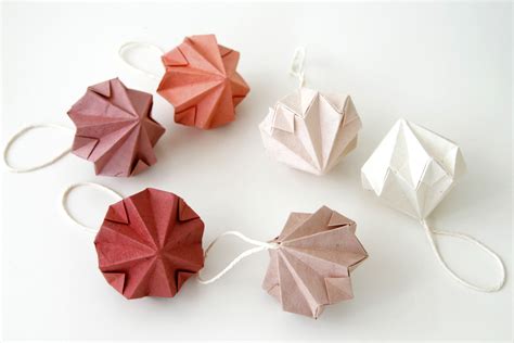 Origami Diamond Ornament T Set Origami Diamond Paper Ornaments