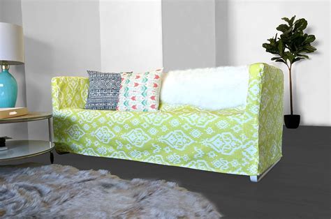 Yes, ours has served us well for 4 years and it's. IKEA Couch Cover for KNOPPARP, Lime Green Ikat Print ...