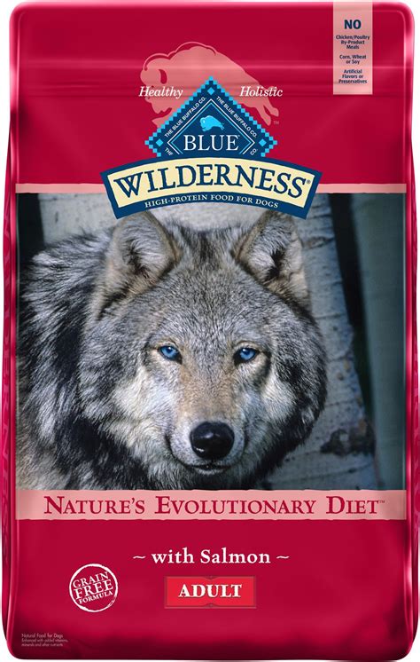 Blue buffalo blue life protection delights small breed grilled chicken flavor in savory juice wet dog food. Blue Buffalo Wilderness Salmon Recipe Grain-Free Dry Dog ...