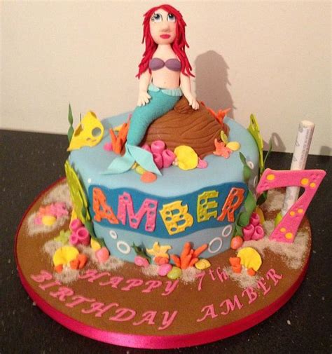 Ariel Little Mermaid Cake Decorated Cake By Cakesdecor