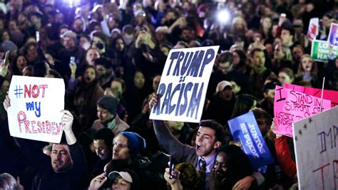Watch Live Anti Trump Protests Erupt Across Us