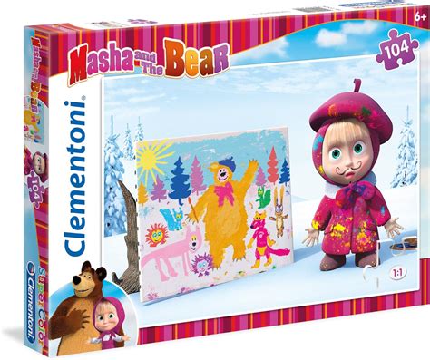 Clementoni Jigsaw Puzzle 104 Pieces Masha And The Bear Bigamart