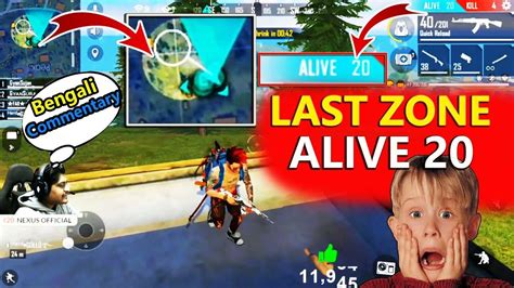 Garena free fire is the ultimate survival shooter game available on mobile. Last Zone 20 players Alive - Full বাংলা Commentary ...