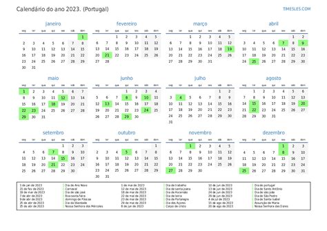 Calendario De Feriados 2023 Portugal Imagesee