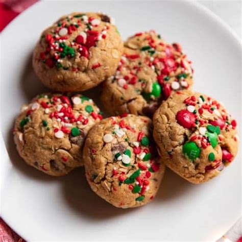 Christmas Monster Cookies Modern Crumb