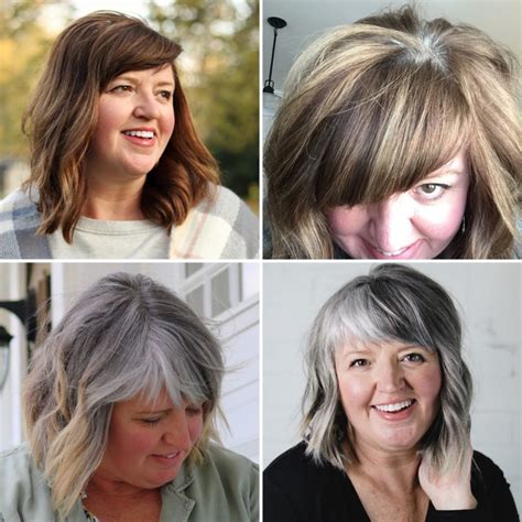 How to use vibrant colors on natural gray hair. How to Grow Out Gray Hair without Going Insane ...