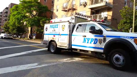 Brand New Nypd Esu Truck 10 Cruising By Youtube