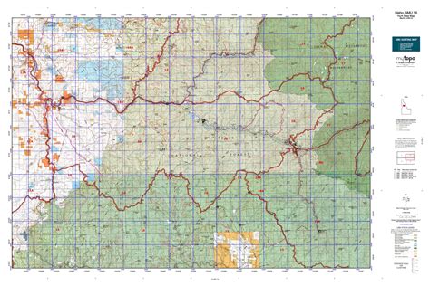 Idaho Gmu 16 Map Mytopo