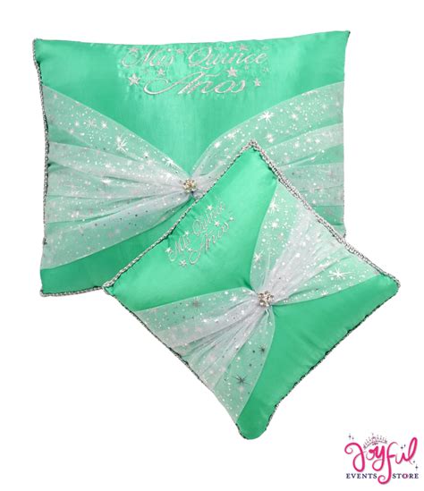 Stars Quinceanera Kneeling Slipper And Tiara Pillows Two Pillows Pl45mt Quinceanera