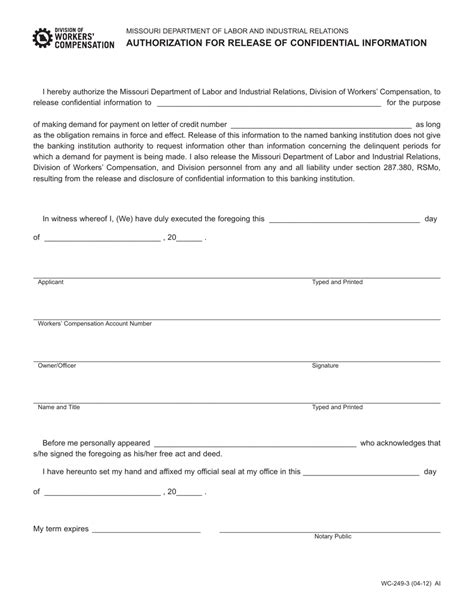 Form Wc 249 3 Fill Out Sign Online And Download Fillable Pdf