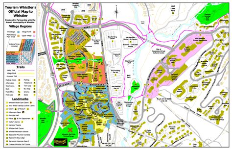 Whistler Village Map Whistler Bc Canada Mappery Village Map