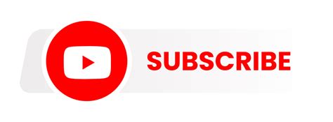 Youtube Subscribe Button Images In Png And Vector Images