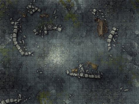 Ancient Ruins Battle Map Dnd Battle Map D D Battlemap Dungeons And Dragons E Roll